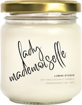 Lady Mademoiselle candle | Geurkaars | Soja Kaars | Lumini Studio
