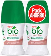 Byly Bio Natural 0% Invisible Deodorant Roll On 2x50ml