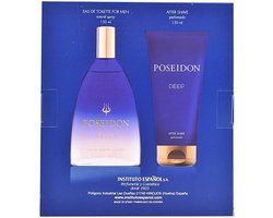 Institito Español Poseidon Deep Eau De Toilette Spray 150ml Set 2 Pieces