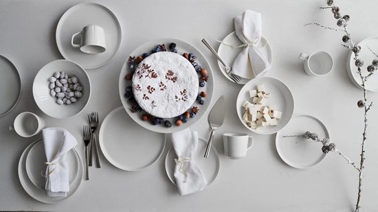 Rosendahl Assiette creuse Grand Cru Essentials D21cm lot de 4 blanc