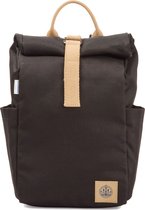 Le Collectif BlueWave - Cycle Re.18 | Rolltop Backpack Mini - Plastique recyclé - Petit sac à dos 9 à 13 L - Femme & Homme - Imperméable et Durable - Grijs