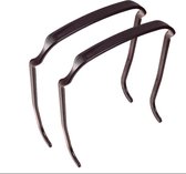 Zonnebril Haarband - Set van 2 - Zonnebril Haarband Effect - Haarband Zonnebril - Haarband- Haarbanden- 2 stuks - Donkerbruin
