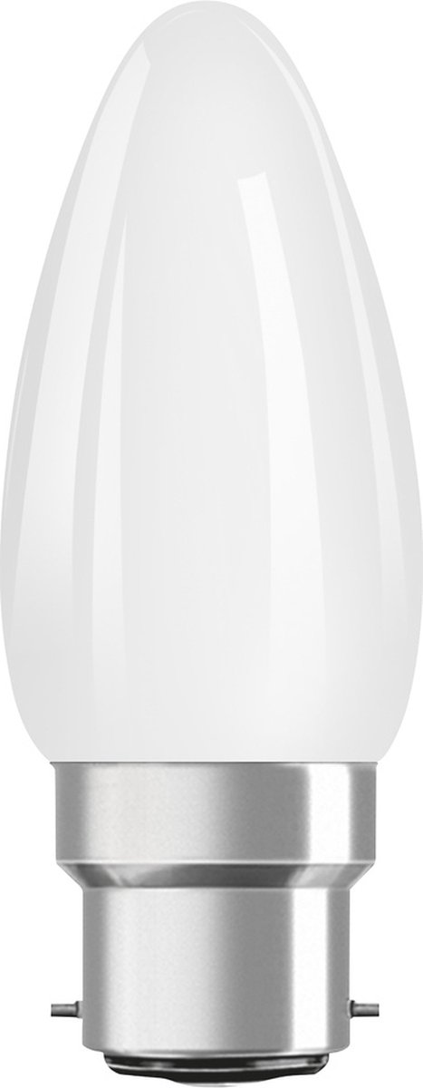 Ledvance Classic Performance LED Lamp B22d Kaars Filament Mat 4.8W 470lm - 827 Zeer Warm Wit | Dimbaar - Vervangt 40W