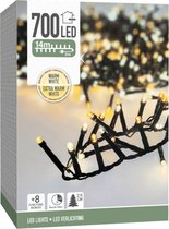 Microcluster - 700 led - 14m - two tone romantic -Warm Wit Extra Warm Wit-Timer - Lichtfuncties - Geheugen - Buiten