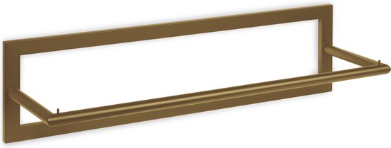 LIROdesign wandkapstok - kapstok goud - metalen wandkapstok - 100cm
