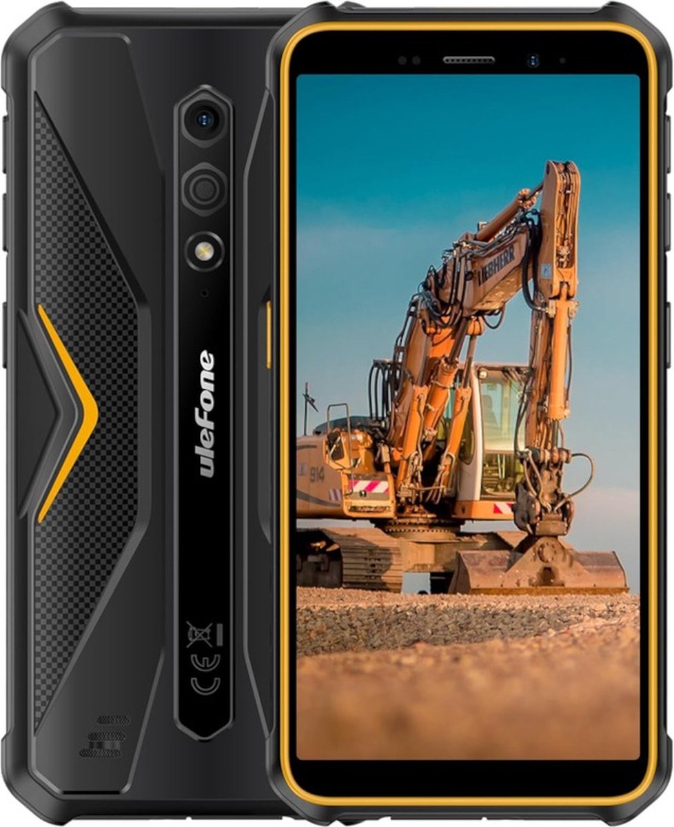 Ulefone Armor X12 13,8 cm (5.45") Hybride Dual SIM Android 13 Go edition 4G USB Type-C 3 GB 32 GB 4860 mAh Zwart