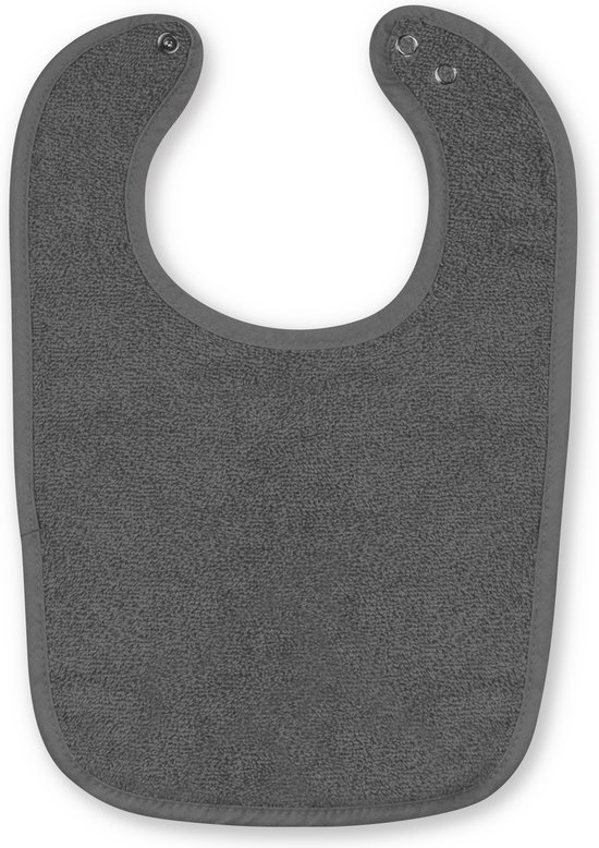 Slab badstof met drukkers antraciet 12 stuks Mingle moose