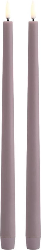 Uyuni LED Tafelkaars Slim-line, Light lavender - Smooth, Set van 2, 2,3x32cm