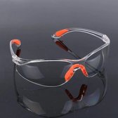 Rekx Veiligheidsbril - Vuurwerkbril - Heldere lens - Transparant - Oranje
