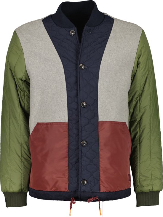 Scotch and Soda - Blouson Bomber Reversicle Multi - Homme - Taille L - Coupe Regular
