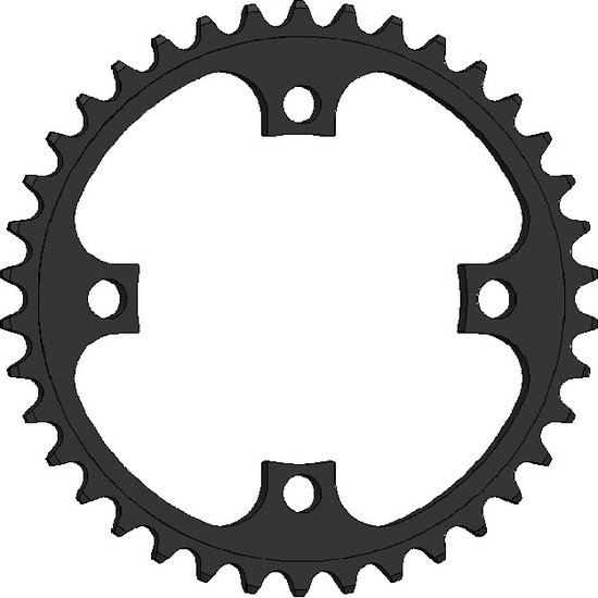 ESJOT Tandwiel RE PB geschikt voor bosch,Yam Bafang,Brose 1/2x3/32 zwrt 44T