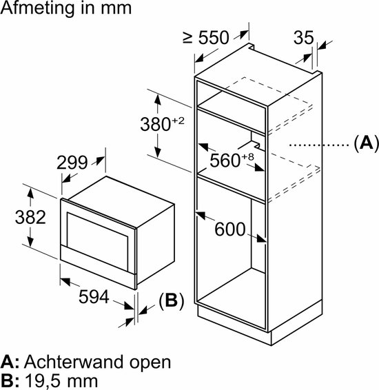 Siemens BF722R1B1 - iQ700 - Inbouwmagnetron