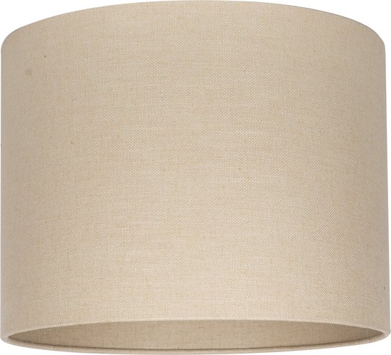 Milano lampenkap stof - beige transparant Ø 40 cm - 30 cm hoog