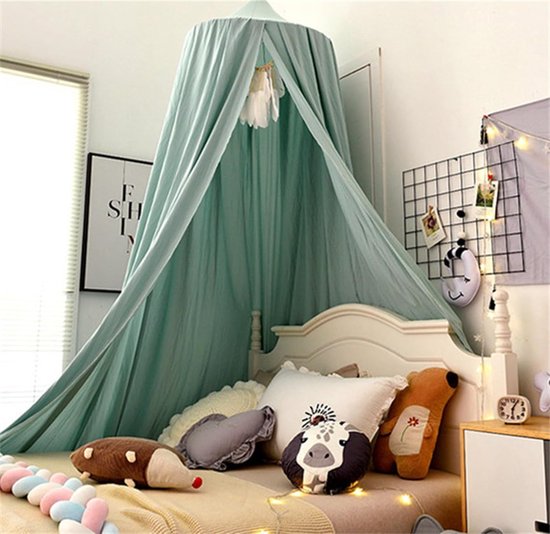 Ciel de lit pour lit bébé, moustiquaire latérale pour enfant, fille,  princesse, lit à... | bol