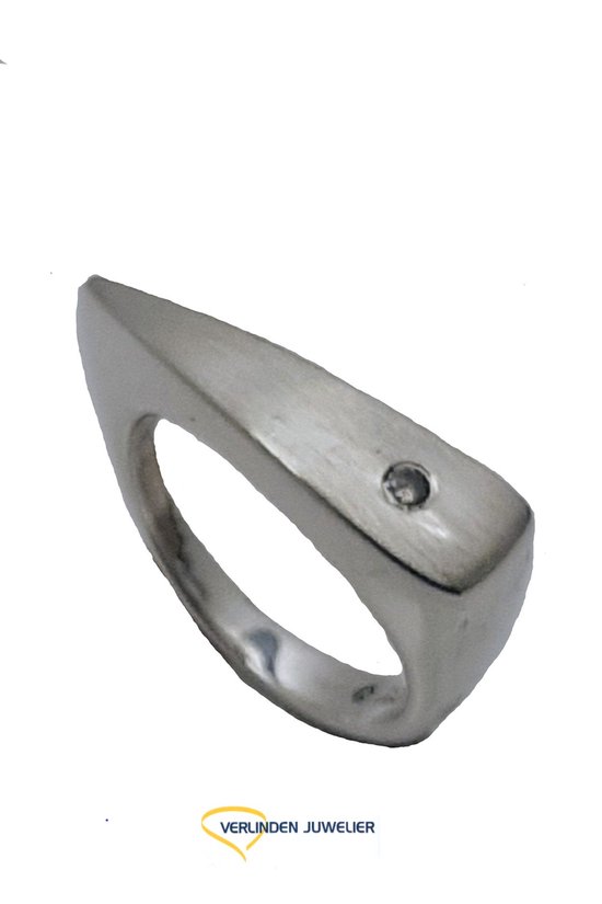 Ring - zilver 925/000 - briljant - Verlinden juwelier