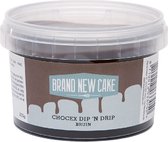 BrandNewCake® Chocex Dip 'n Drip Bruin 270gr - Cake Drip - Taartdecoratie - Taartversiering