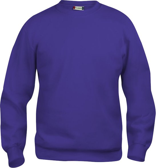 Clique Basic Roundneck Sweater Helder Lila maat L