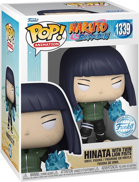 Funko Pop! Naruto - Hinata avec les poings jumeaux du Lion