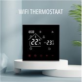 Slimme thermostaat - Slimme - Thermostaat - 220V - Geschikt voor Tuya - Programmeerbaar - Wifi - Voicecontrol - Vloerverwarming - Watervloerverwarming - Zwart - App - Smart