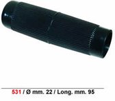 Handvatset Edge - zwart - 22 mm - Lengte van 95 mm