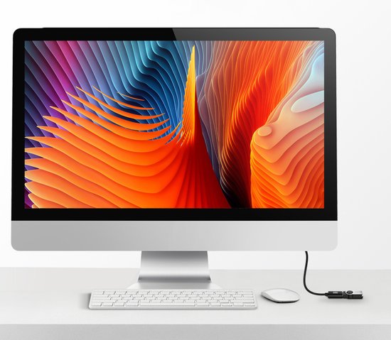 Câble d'extension USB AdroitGoods 2 mètres - USB 3.0 - Zwart
