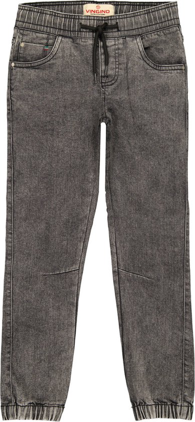 Vingino jongens jeans Dario Dark Grey Vintage