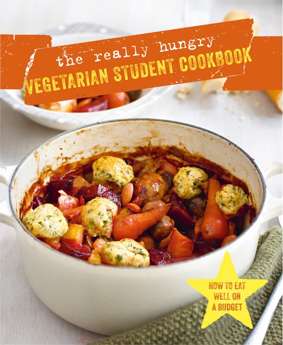 The Really Hungry Vegetarian Student Cookbook - cover