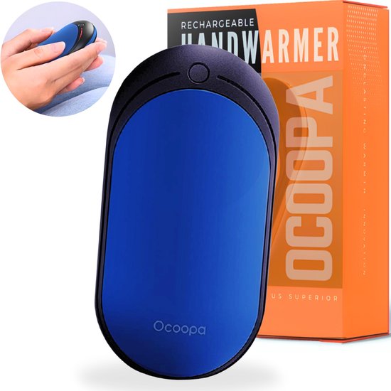 Elektrische Handwarmer Herbruikbaar - 6 Uur Warmte 45-60°C - 2in1 met Powerbank - Oplaadbare Handwarmers