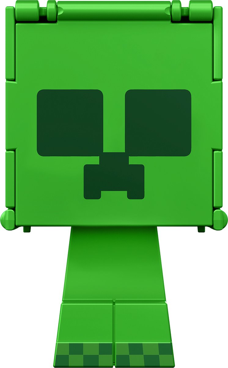 Minecraft Geflipte figuren - Creeper + Opgeladen Creeper- Speelfiguur