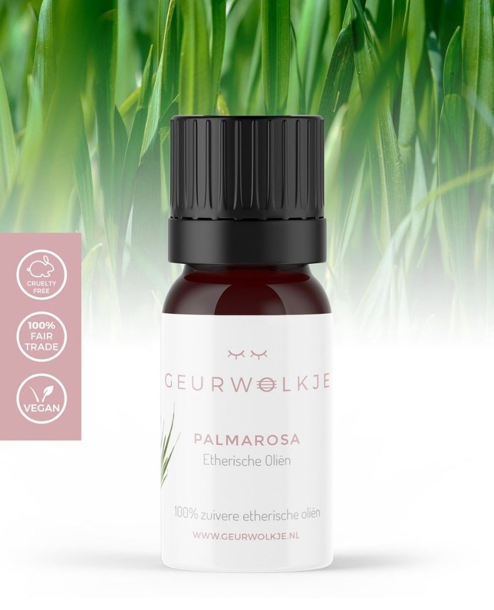 Goedkoopste Geurwolkje® Etherische Olie Mono - Palmarosa - 5 ml