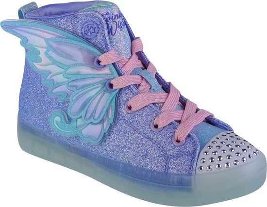 Foto: Skechers twi lites 2 0 twinkle wishes 314350l lbmt voor meisje blauw sneakers sportschoenen maat 32