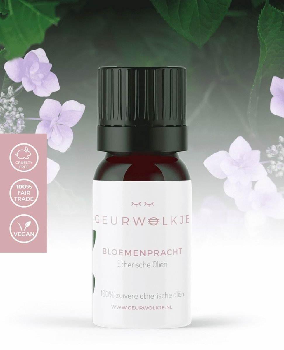 Goedkoopste Geurwolkje® Etherische Olie Blend - Bloemenpracht - 10 ml