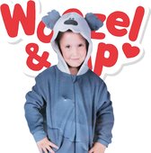 Onesie Woezel van Woezel & Pip - Pyjama - Verkleedkleding - Kinderpyjama - Jongens & Meisjes - Maat 116/122