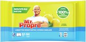 Mr. Propre Lingettes De Nettoyage - Citron - De Méditerranée - 8 x 32 Unités