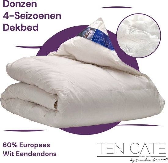 Ten Cate Donzen Tweepersoons 4 Seizoenen Dekbed - 200x220 cm - Extra Lang -  60%... | bol.com