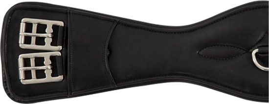 Premiere Sangle Dressage Drancy Cuir Synthétique - Zwart/ Argent - Taille 60 cm