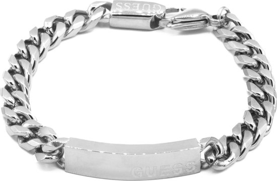GUESS X-Logo Bracelet Homme Acier - Couleur Argent | bol