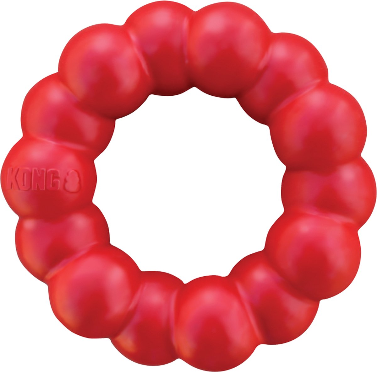Kong Ring - Rood - Honden Speelgoed - 11 x 3 cm - Medium/Large - KONG