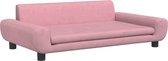 vidaXL-Hondenmand-100x54x33-cm-fluweel-roze