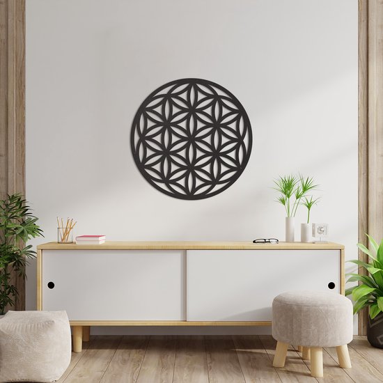 Wanddecoratie Flower Of Life - MDF