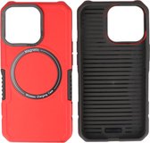Coque MagSafe iPhone 13 Pro - Coque arrière antichoc - Rouge