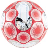 Ballon de Voetbal PUMA CAGE Unisexe - Rouge/ Wit - Taille 5