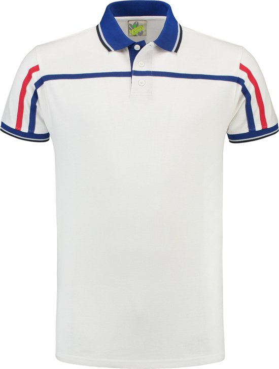 Katoenen shirt met kant, korte mouw donkerblauw • Prijs € 19,99 • online shop