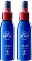 CHI MAN - The Beard Oil - Barbe douce et lisse - 2 x 59ml