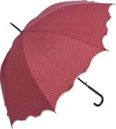 Juleeze Paraplu Volwassenen Ø 98 cm Rood Polyester Stippen