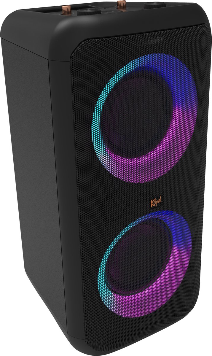Klipsch GIG XXL Party Speaker | Bluetooth | USB | Karaoke Microfoon | Dubbele Woofer & Tweeter | Gitaar aansluiting