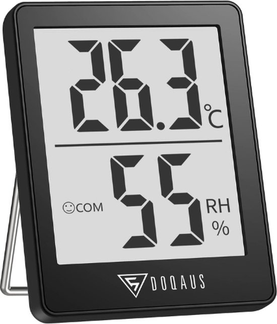 Mini Draadloze weerstation Digitale Hygrometer Binnen Thermometer