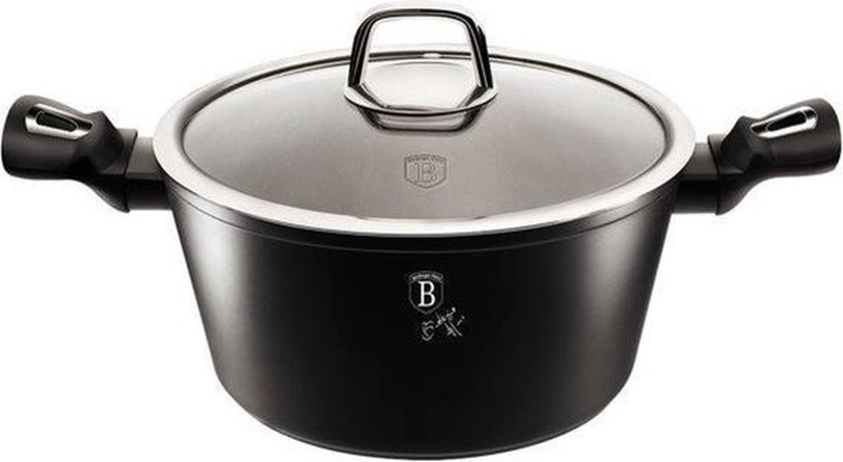Top Choice - Braadpan - black-silver collection - 20 cm