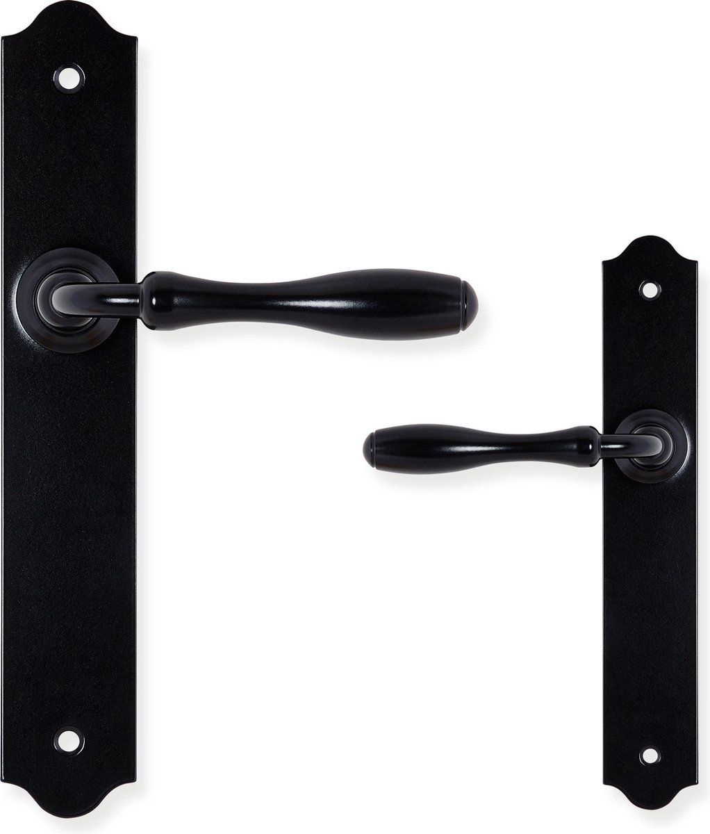 Mazovia retro deurklink - op langschild - blind - geschikt voor binnen én buiten