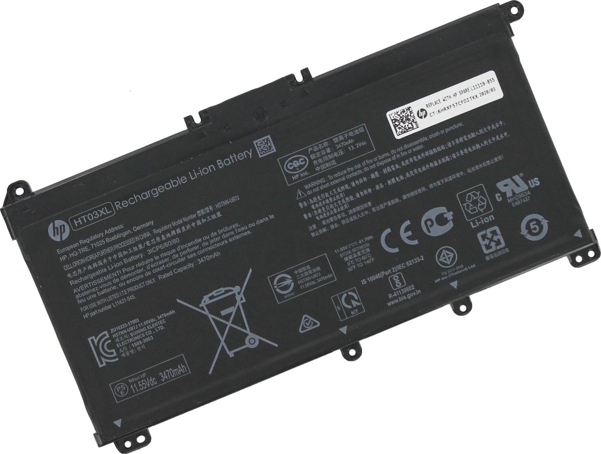 Batterie d'ordinateur portable HP pour la série HP Pavilion - 3420 mAh | bol